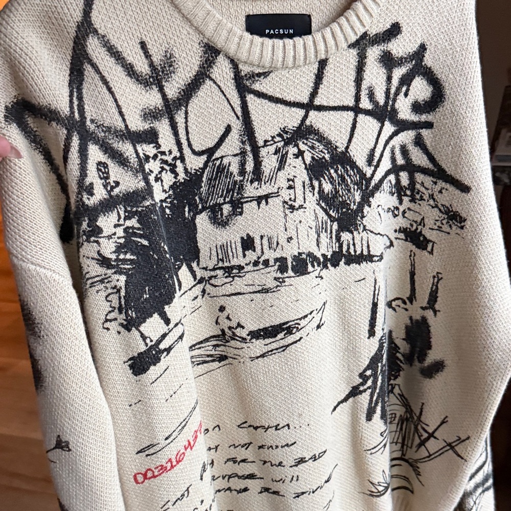 PacSun abstract sweater